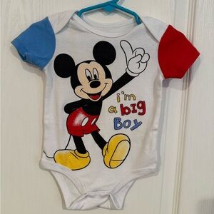Disney Mickey Mouse onesie - Red, Blue, Yellow